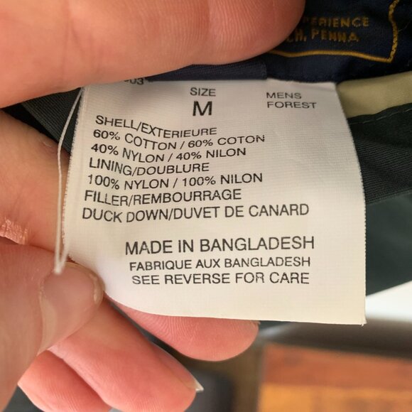 Vintage Woolrich Men's Duck Down Puffer Reversible Vest - Picture 10 of 12